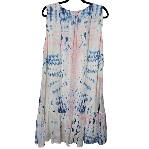 Sundance Large Tie Dye Whisper Sleeveless‎ Dress - Picture 7 of 12